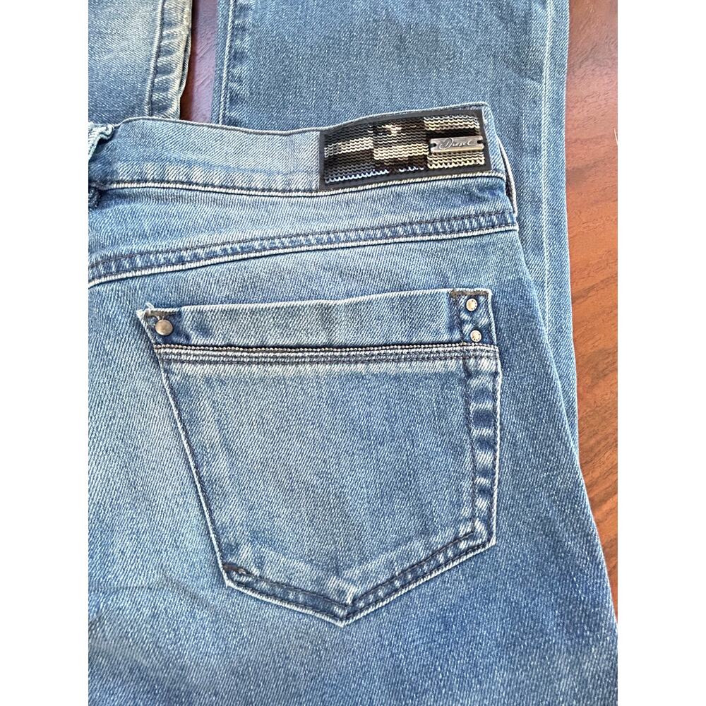 DIESEL Y2K Ronhoir Regular Bootcut Jeans 0880Z Stretch Size 26x30 Sequin Patch